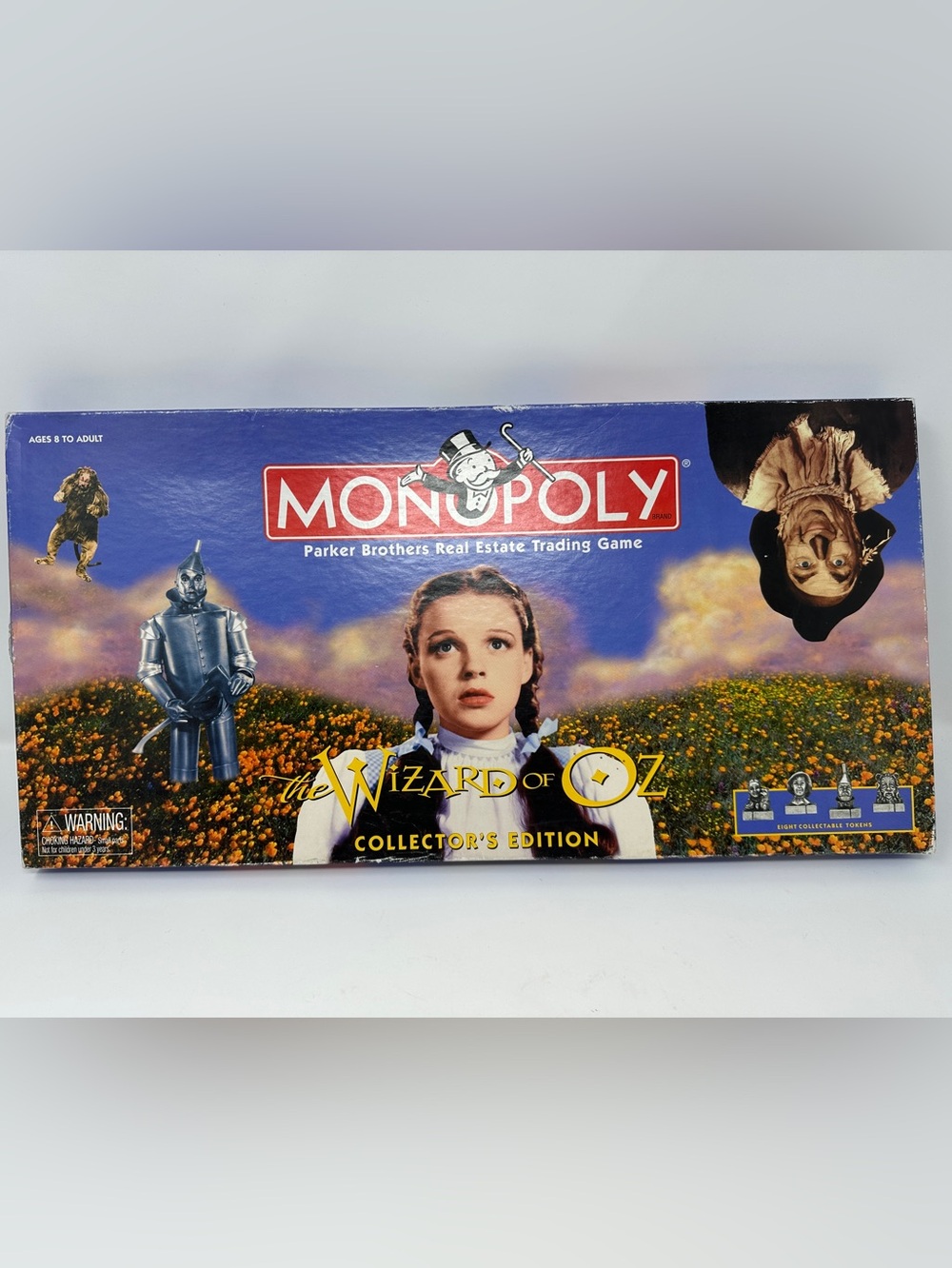 Monopoly Wizard of Oz Collector's Monopoly Board Game 1998 Missing 2 Tokens